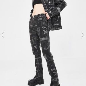 HYPLAND X BLEACH JEANS